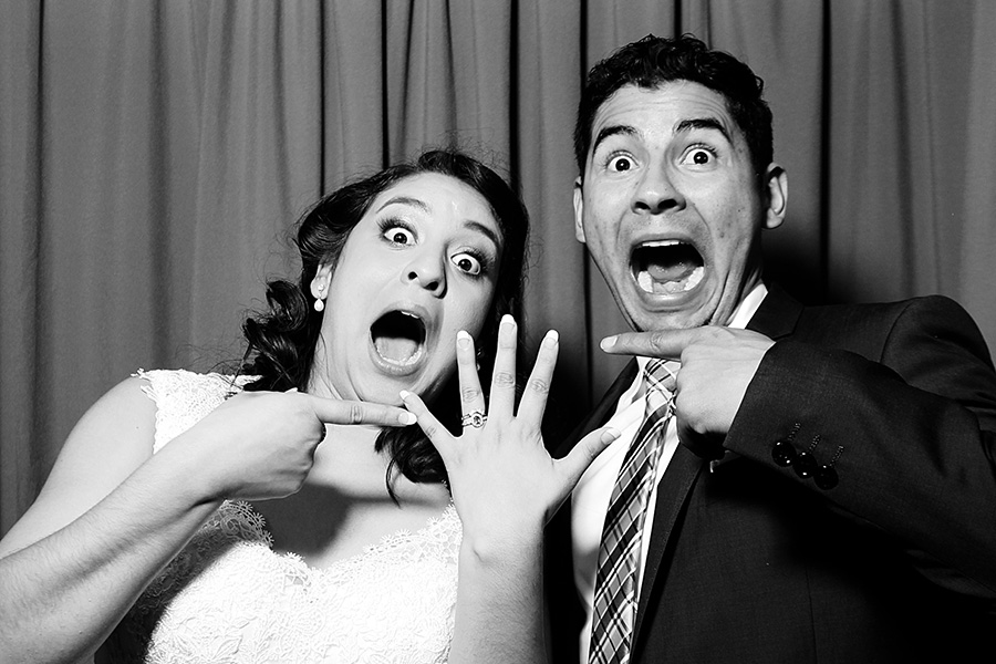 Photo booths for surprise weddings